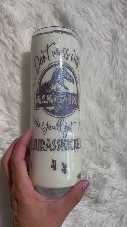 Mamasaurus 20 oz. Skinny Tumbler