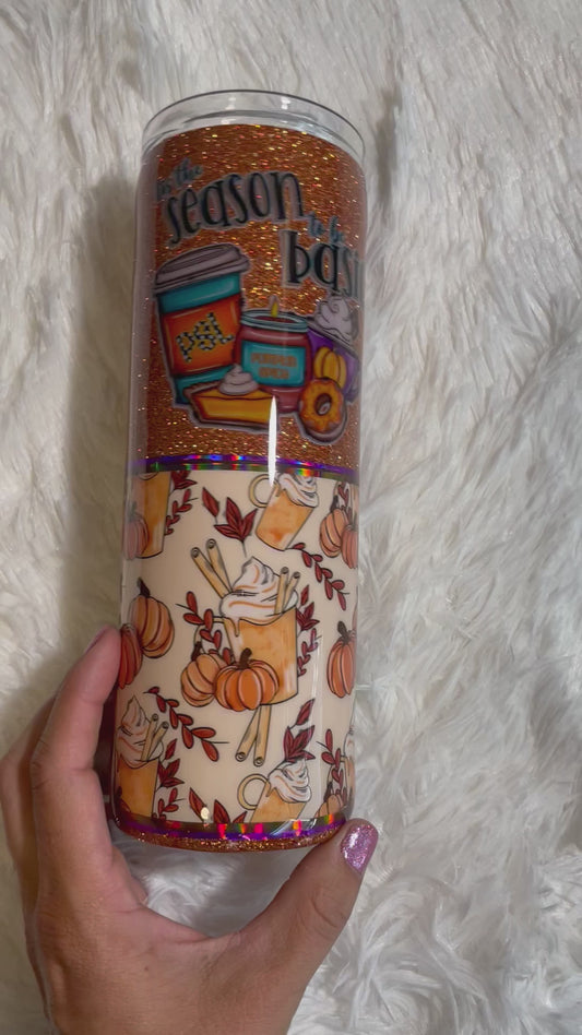 Pumpkin Spice Season 20 oz. Skinny Tumbler