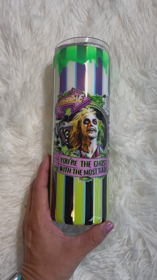 Beetle Juice 20 oz. Skinny Tumbler